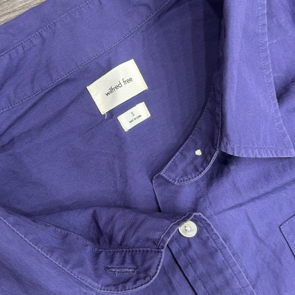 Aritzia Wilfred Free Relaxed Shirt Size Small - Picture 8 of 9